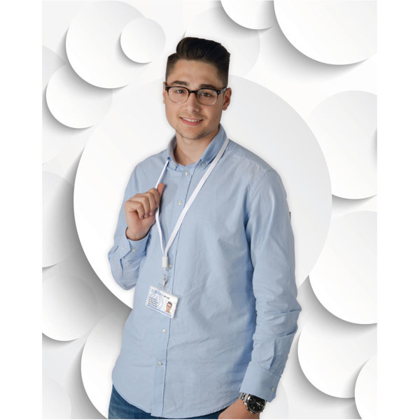 Lanyard with Data Cable Reno - White