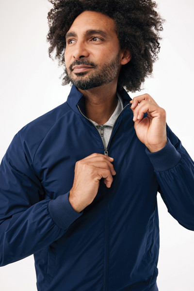 Veste urbaine en polyester recyclé IQONIQ Odin - Bleu Marine / M