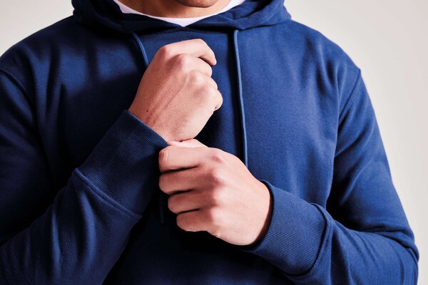 Anthem Unisex Hoodie - Grey Marl / L