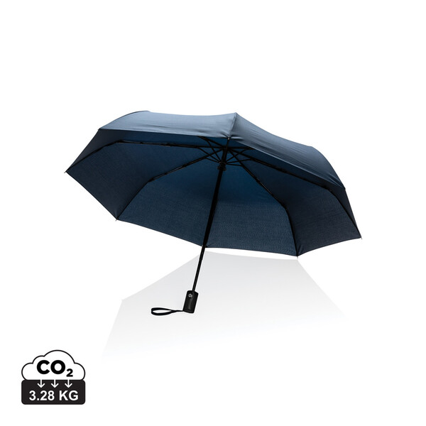 Parapluie 21" automatique en rPET 190T Impact AWARE™ - Bleu Marine