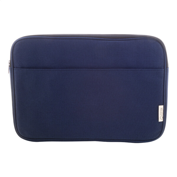Sacoche ordinateur portable en toile recylcée Rebyss Comp - Bleu Foncé