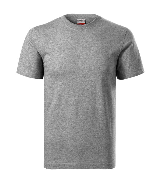 Tričko Unisex Rimeck® Recall - Tmavě Šedý Melír / S