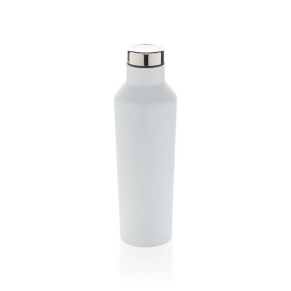 Moderne Vakuum-Flasche aus Stainless Steel - Weiß