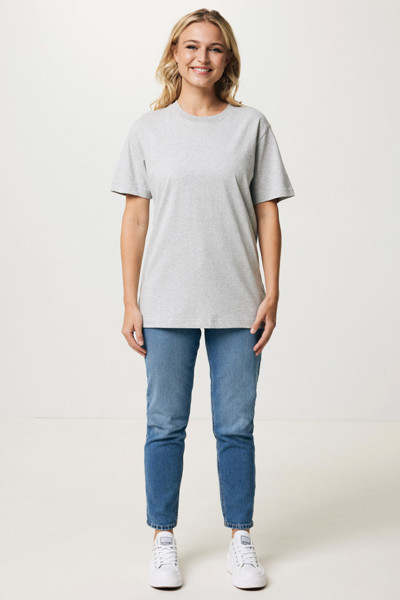 Tričko Iqoniq Kakadu relaxed fit z recykl. bavlny - Heather Grey / XS