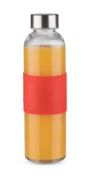 Butelka szklana GLASSI 510 ml - Czerwony