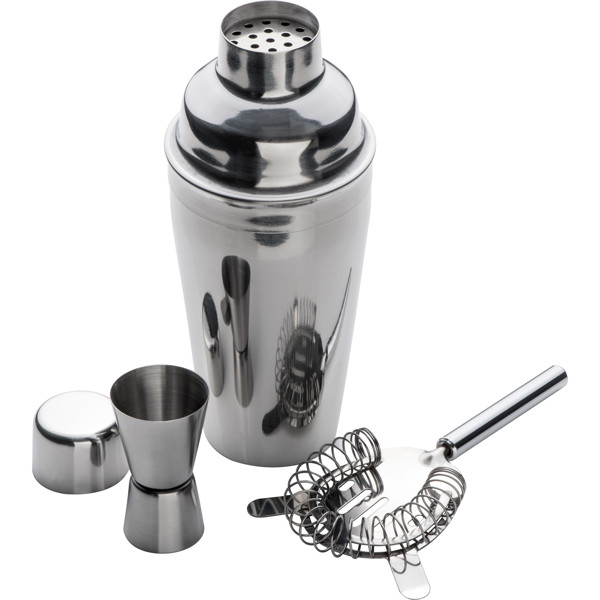 3-piece cocktail set KAY - Silvergrey