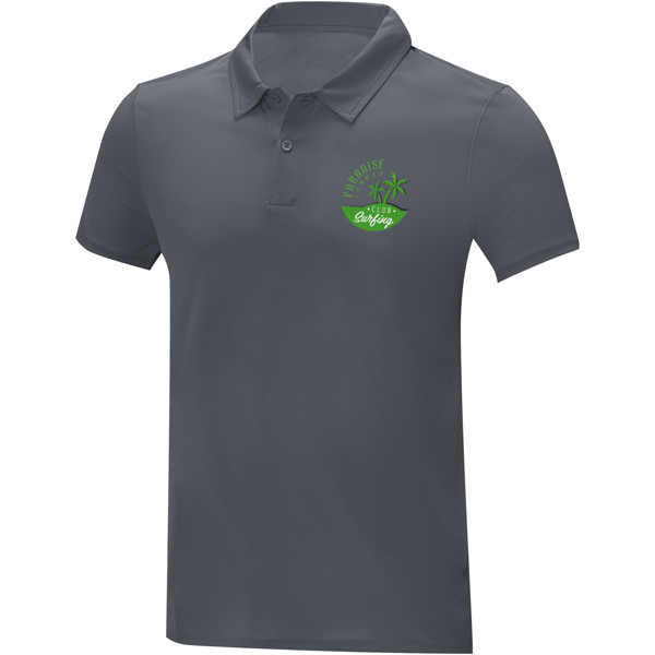 Polo de 105 g/m² Deimos en tissu léger et à manches courtes pour homme - Gris storm / M