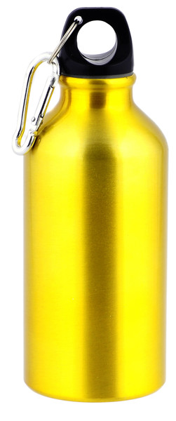 Garrafa Em Alumínio, 400 Ml Com Mosquetão
