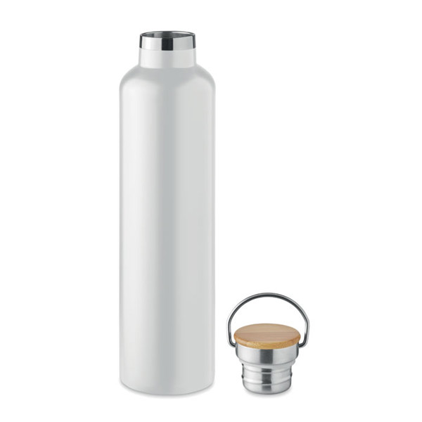 Double wall flask 1L Helsinki Large - White