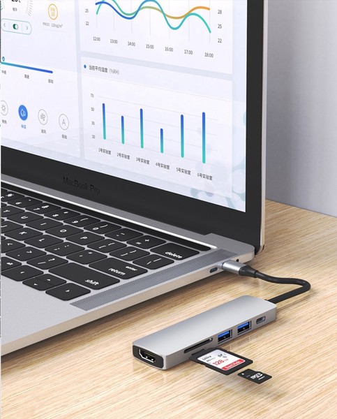 USB-C HUB 6in1