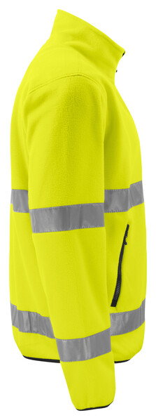 6327 Fleecejacket Yellow/Black 4XL