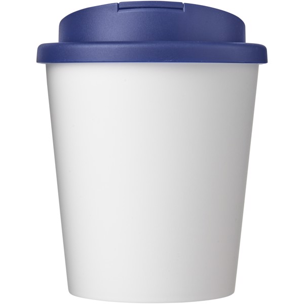 Gobelet isolant Espresso Americano® 250ml avec couvercle anti-fuite - Blanc / Bleu