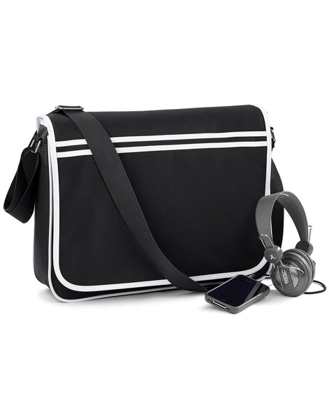 Retro Messenger - Black / White / ONE SIZE