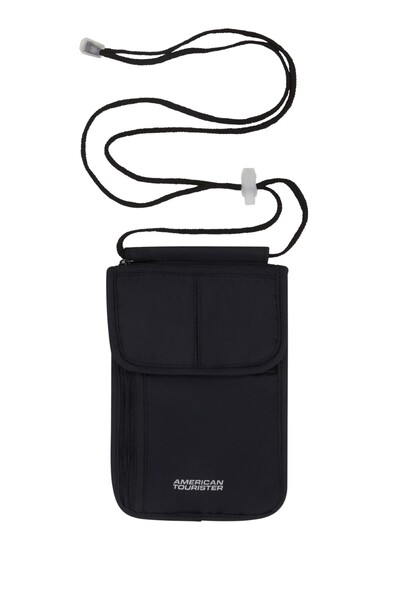 American Tourister - Ta Rfid Security Neck Pouch - Black