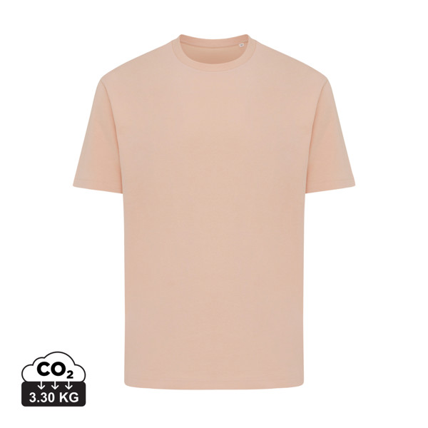 Iqoniq Teide recycled cotton t-shirt - Peach Nectar / XS