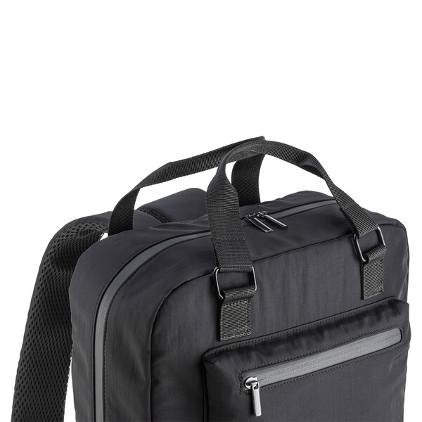 15 Inch Laptop Backpack Made Of 70 Percent Polyester And 30 Percent Nylon 280D - Black
