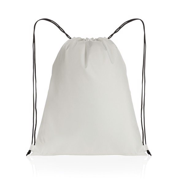 Sac cordelettes en rPET 190T Impact AWARE™ - Blanc