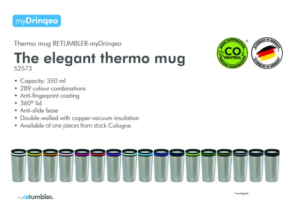 myDrinqeo thermo mug - custom made