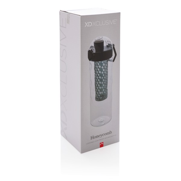 Xd Xclusive steklenička z infuzorjem 700 ml, tritan - Črna