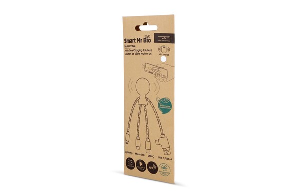 Xoopar Mr. Bio smart cable, NFC,recycled plastic