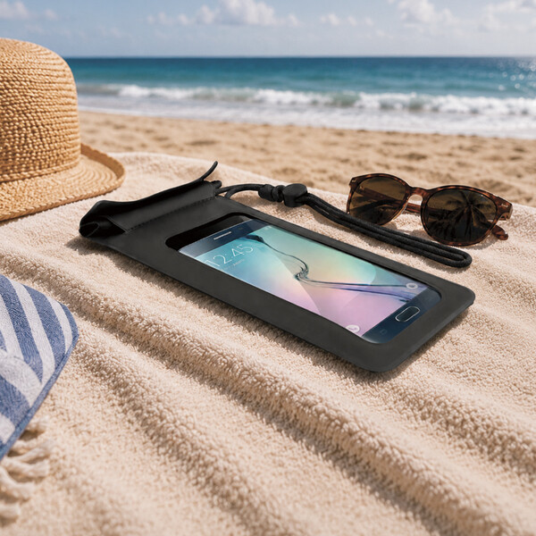 POCHETTE ETUI ETANCHE IPX7 POUR SMARTPHONE - Blanc