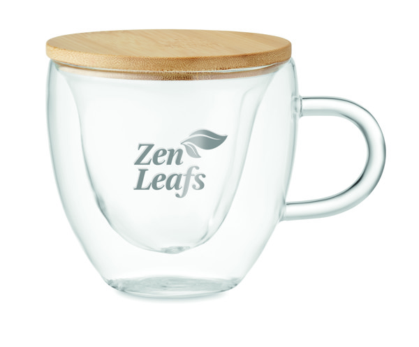 Coramug glass mug, 180 ml, double wall