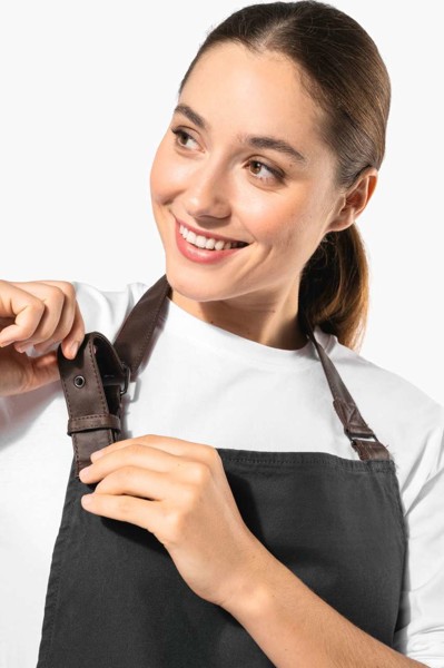 Vintage Cotton Apron - Vintage Charcoal