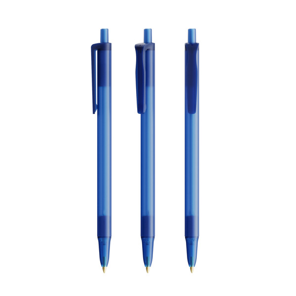 BIC® Clic Stic Softfeel Kugelschreiber - Gefrostetes Dunkelblau