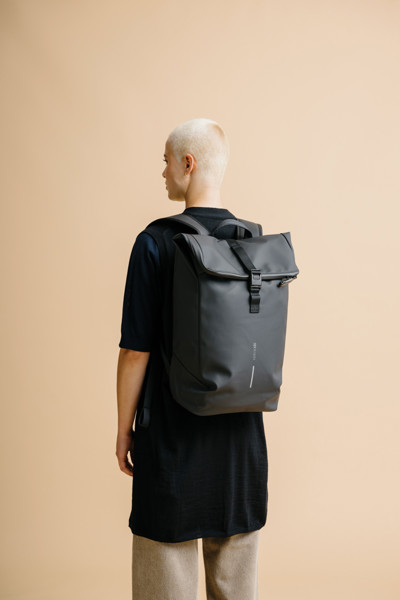 Nahrbtnik XD Design rPET, primeren za 16-palčni prenosnik - Črna / siva