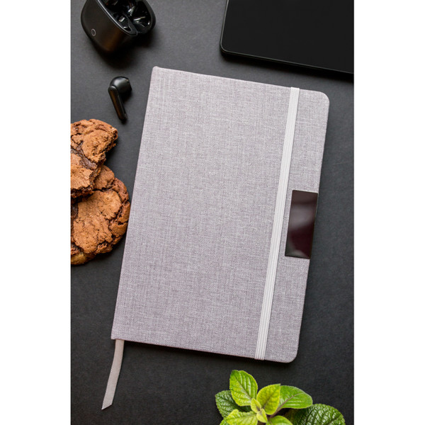 RPET notebook A5 | Raysha - grey