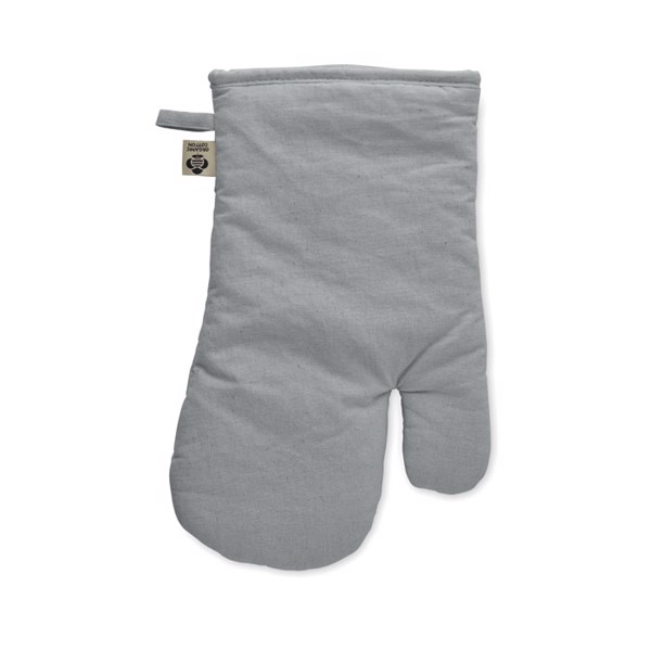 Organic cotton oven glove Nevon - Grey