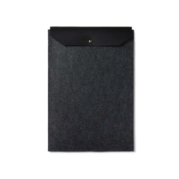Obal na 17" notebook VINGA Albon z GRS recykl. plsti - Černá