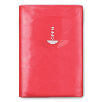 Mini paquet de mouchoirs Sneezie - Rouge