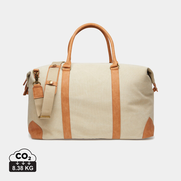 Duffle taška VINGA Bosler z RCS recykl. canvas - Béžová