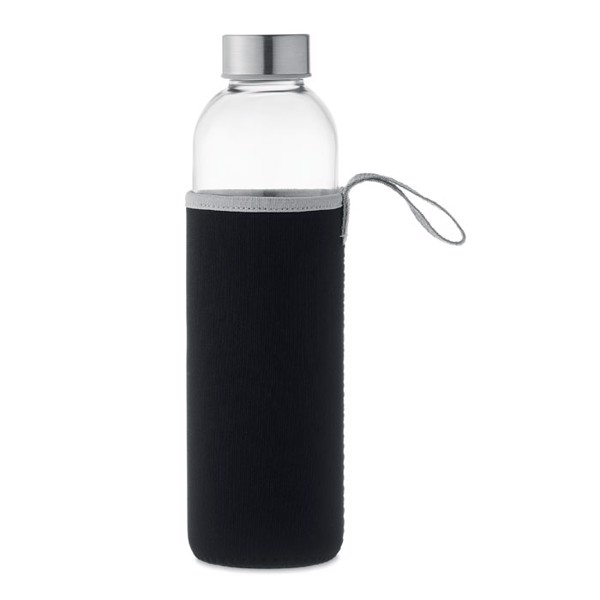 Utah Large glass bottle, 750 ml, neoprene pouch