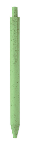 Stylo poussoir blé paille  PP. Pecas - Vert