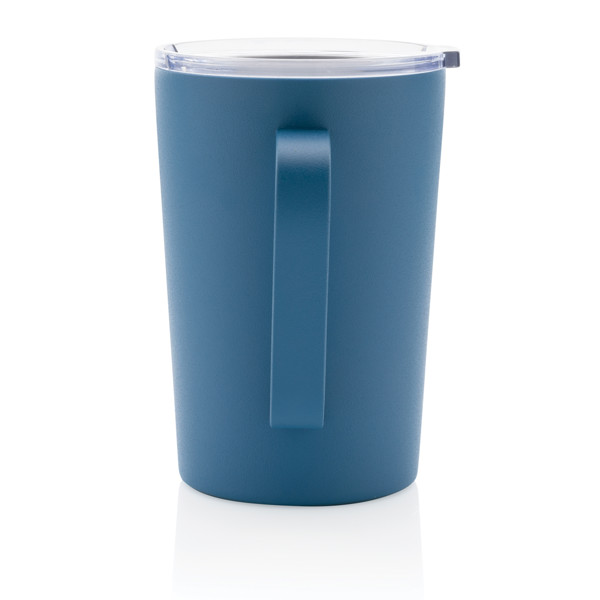 RCS Recycled stainless steel modern vacuum mug with lid - Blue