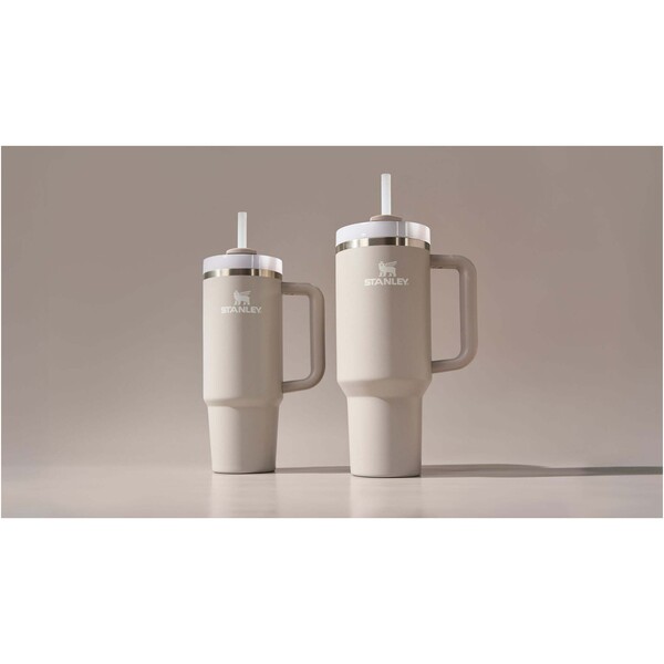 Stanley Quencher® H2.0 FlowState™ 890 ml recycled stainless steel insulated tumbler - Grey