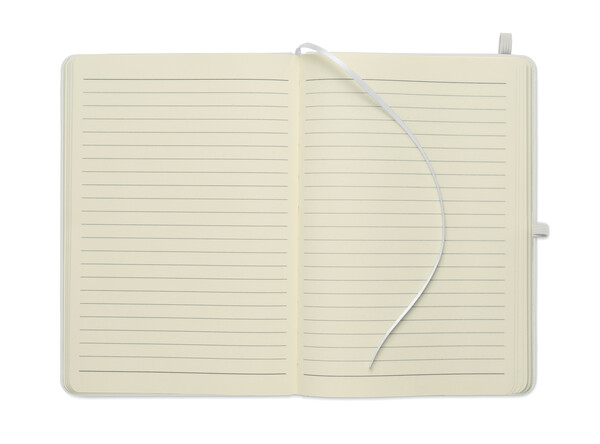 Notebook A5 in PU riciclato Arcoloop - Bianco