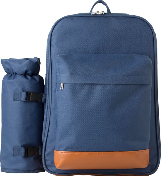 Sac à dos pique-nique en polyester Allison - bleu