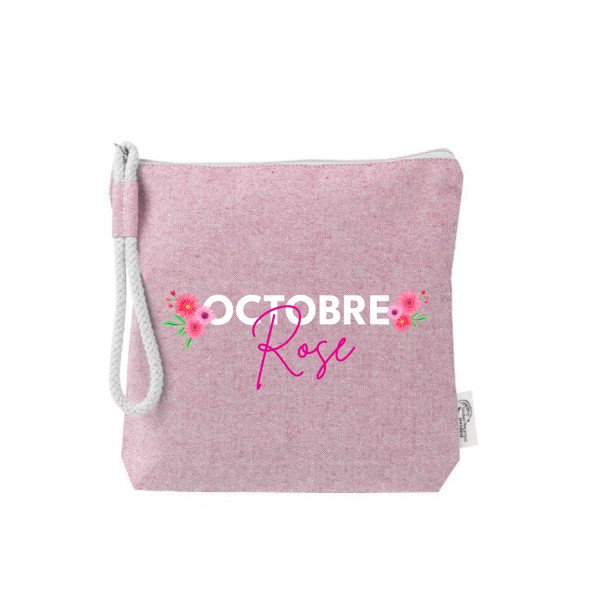 Nécessaire - Rose + impression