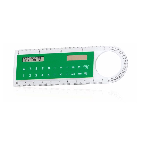 Ruler Calculator Mensor - Green