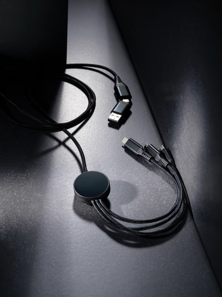 Xd Xclusive 6-v-1 kabel, 120 cm, recikliran aluminij