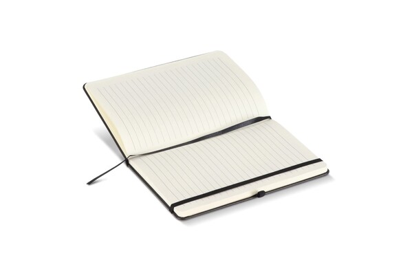 Carnet Iroko Couverture rigide Laser A5 - Noir / Noir