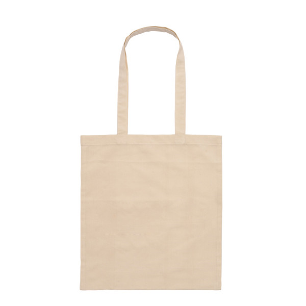 Bolsa de la compra personalizada de RPET reciclado con tacto algodón
