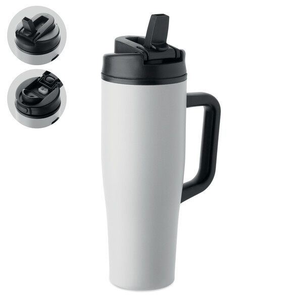 Bicchiere doppio strato 900 ml Atlanta - Bianco