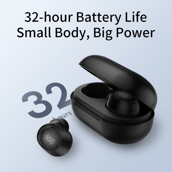 QCY T27 Wireless Headphones - WHITE