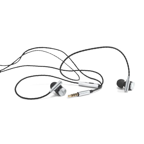 PS - VIBRATION. Metal and ABS earphones with microphone
