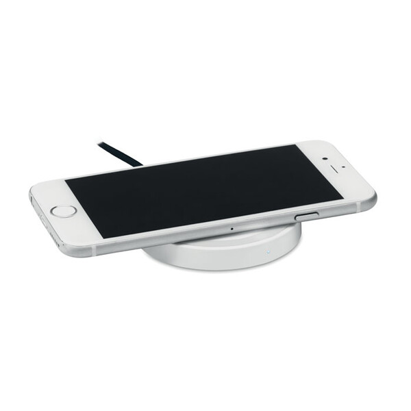 Carregador Wireless redondo Wireless Plato - Branco