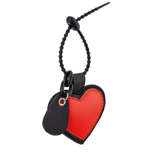 PORTE-CLÉS PU "MON AMOUR" - Rouge
